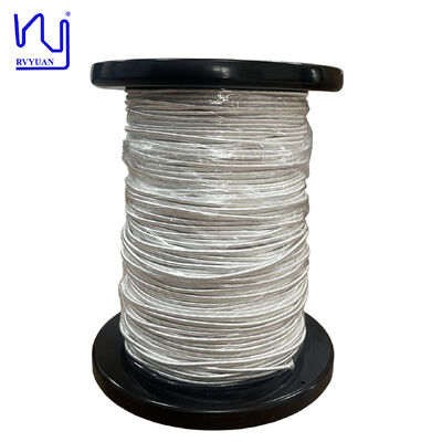 Super Thin 0.03mm X 4000 Strands Natural Silk Covered Litz Wire For Wireless Charger Coils High Frequency Copper Stranded Wire