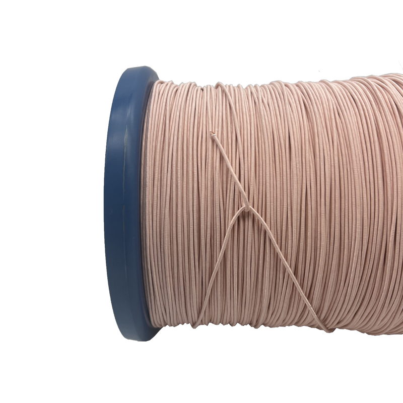Custom Copper 0.1mm Ustc Litz Wire Served With Nylon Yarn Natural Silk For Electrical Appliances