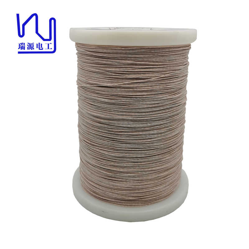 165*0.06mm Stranded Copper Litz Cable Wire High Frequency