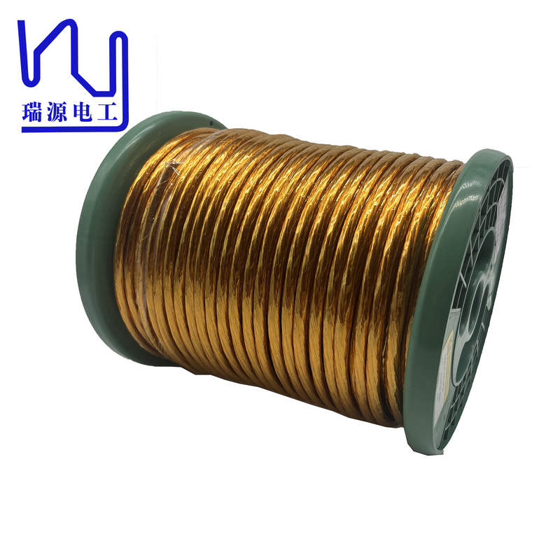 120 Strands 0.4mm Film Winding Copper Taped Litz Wire For Transformer