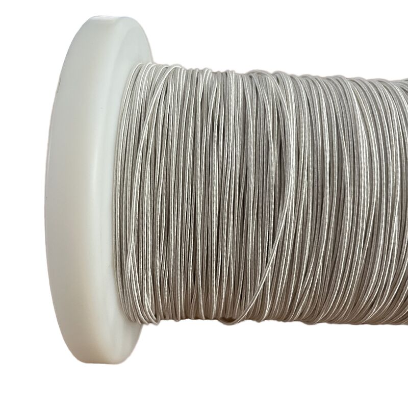 99.999% 5N OCC Naturel Silk Covered Litz Wire For Audio Cable