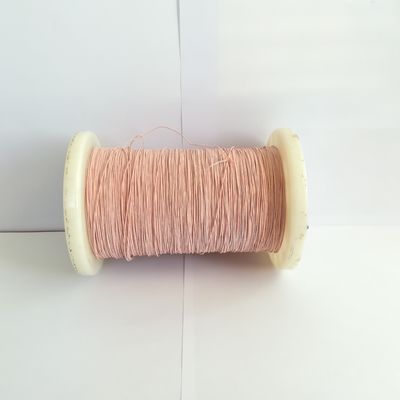 Super tipis nilon melayani kawat Litz 0,025mm kawat tembaga enamel 500V tegangan nominal