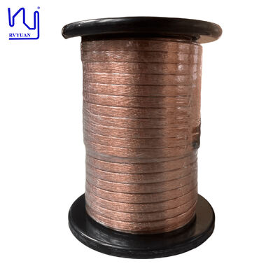 3500V 2UEW-F-PET ((N) 12,1mm*3,4mm Wire persegi panjang Mylar Litz Untuk Transformer