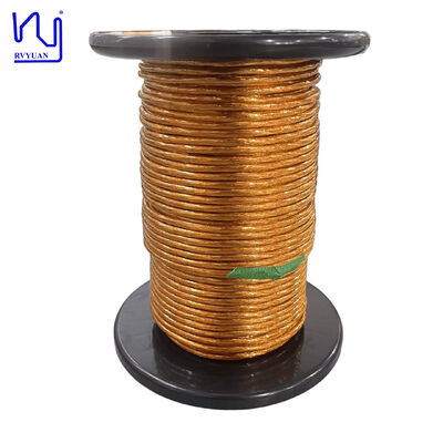 0.32mm Diameter 6000V Breakdown Voltage 156 Strands PI Taped Litz Wire untuk aplikasi kelas otomotif