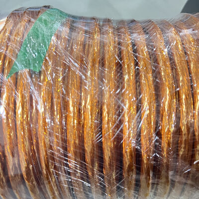 Kelas H 250/0.32mm Pita Litz Wire PI Isolasi tembaga enamel dengan stabilitas termal untuk gulungan EV
