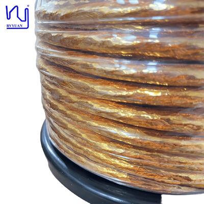 0.32mmx528 PI/PET/ETFE Isolation Taped Litz Wire with 6000V Breakdown Voltage untuk Transformer dan EV