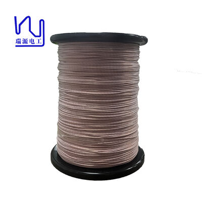 Kawat Litz Tembaga Lilitan PTFE Kustom 0.10mmX500 Helai