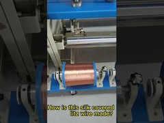 Sutra nilon frekuensi tinggi kustom menutupi kawat litz terdampar tembaga